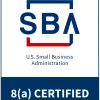 S.B.A. 8(a) Certified logo